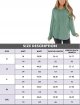 Women's Long Sleeve Hoodies Drawstring Sweatshirts Hooded Tops with Pocket